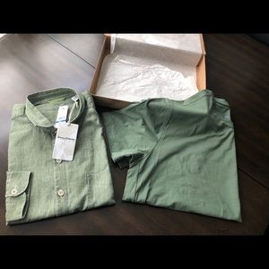 Tommy Bahama long sleeve shirt & ss shirt